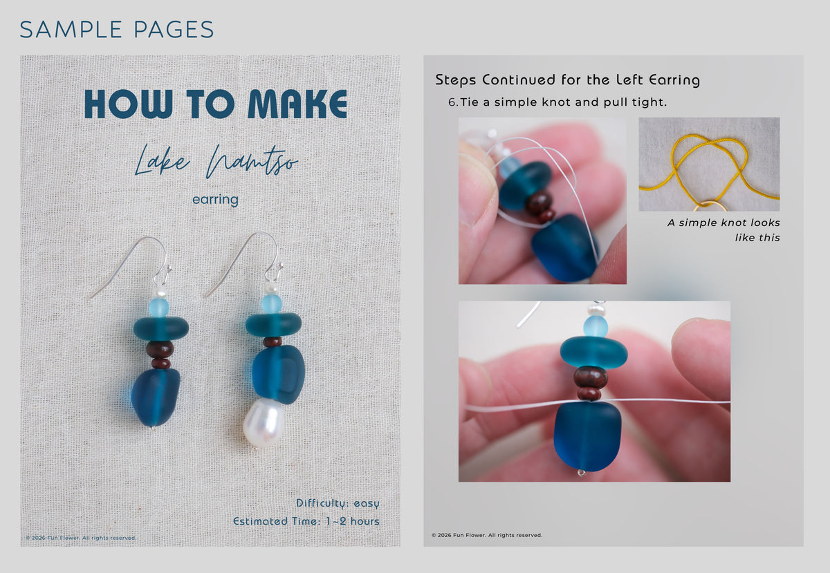 Lake Namtso Earring