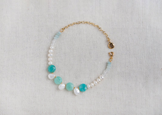 Sea Foam Sunset Bracelet